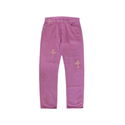 Pink-Chrome-Hearts-Jeans