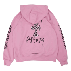 Black-Pink-Sword-Chrome-Hearts-Hoodie-B