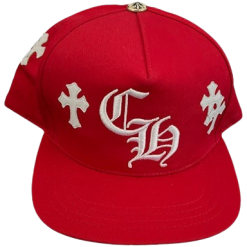 Red-Chrome-Hearts-Hat