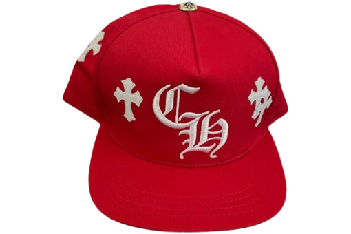 Red-Chrome-Hearts-Hat