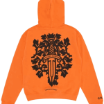 Orange-Pattern-Chrome-Hearts-Hoodie-B