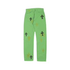 Chrome-Hearts-Green-Jeans