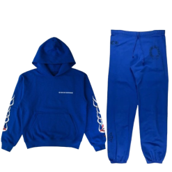 Chrome- Hearts- Blue- Tracksuit