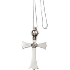 chrome- hearts -cross -necklace