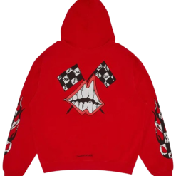 red-chrome-hearts-hoodie