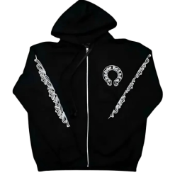 chrome-hearts-hoodie-zip-up