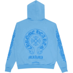 blue-sanskrit-chrome hearts-hoodie